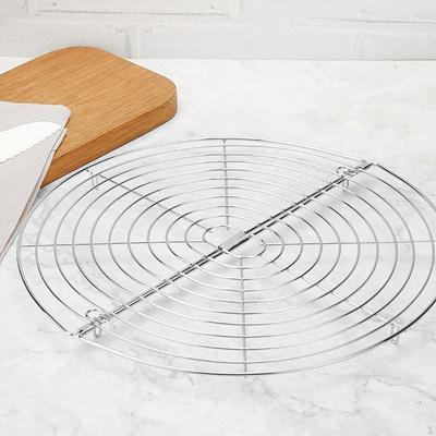 Baking Cooling Rack Tray Cookware Round Oven Wire Cooking Grate for Cookies
