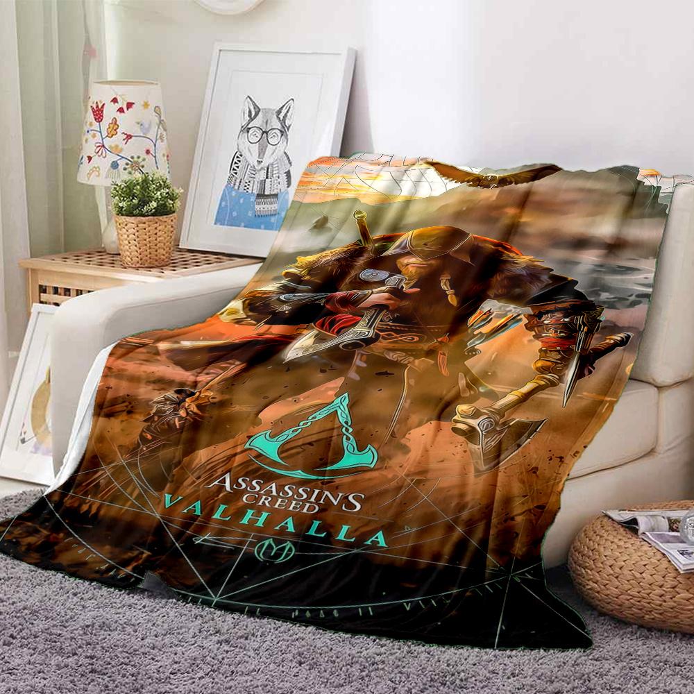 Assassins Valhalla Blanket, High quality Comfortable for All Seasons, Home Decor, Warmth and Comfort
