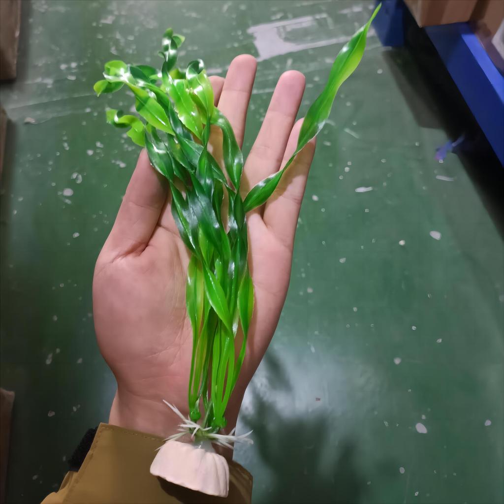 1 Pc Plastic Aquarium Artificial Aquatic Plant Decoration Simulated Seaweed Aquatic Plant 3 Colors Underwater Plant Decoration