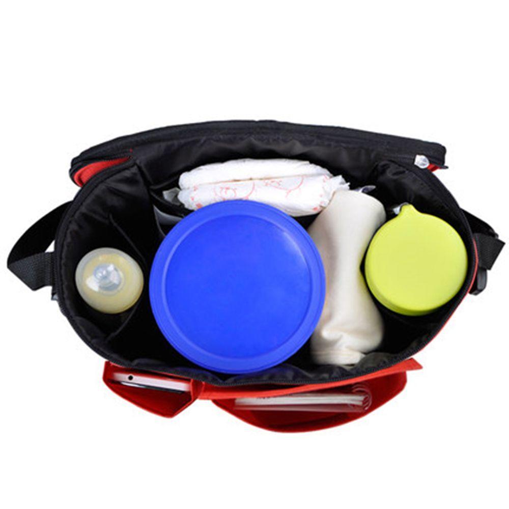 Nützliche praktische Multifunktions-Aufbewahrungstasche für Babyprodukte, Tassen- und Lebensmittelhalter, Kinderwagen-Organizer