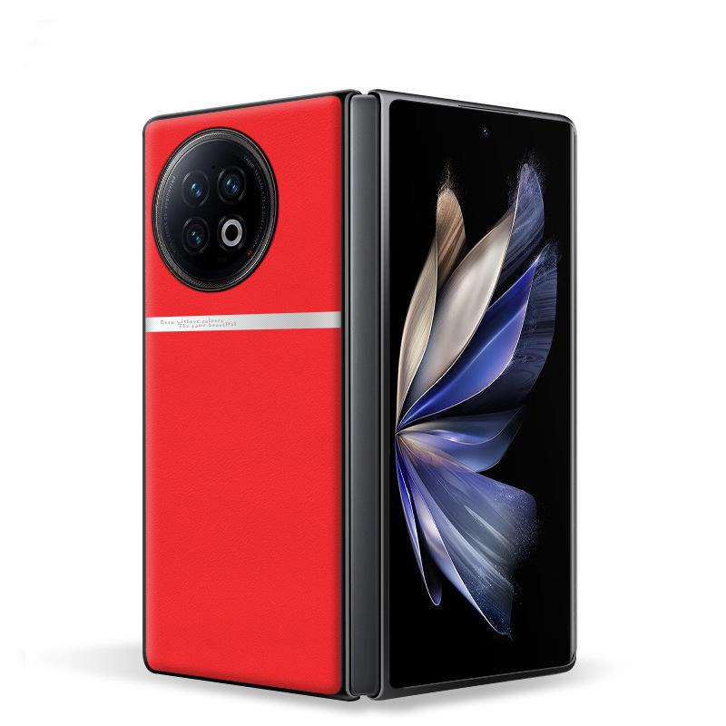 VivoXFold2 Liquid Leather Case: Anti-Fall & Anti-Fouling Protective Cover