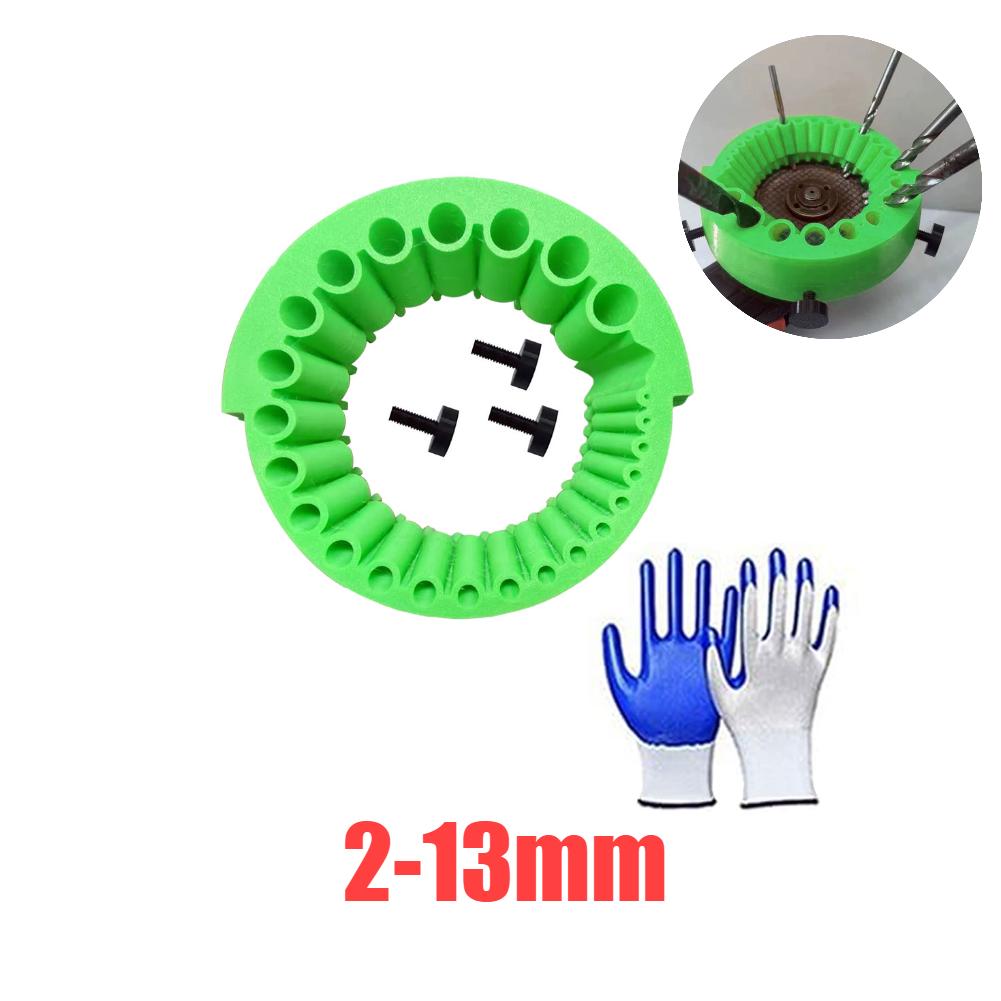 Mehrzweck Bohrer Schleifschärfer Polier Schleifwerkzeug 125mm Winkelschleifer Elektrowerkzeugteile Für 2-13mm Bohrer