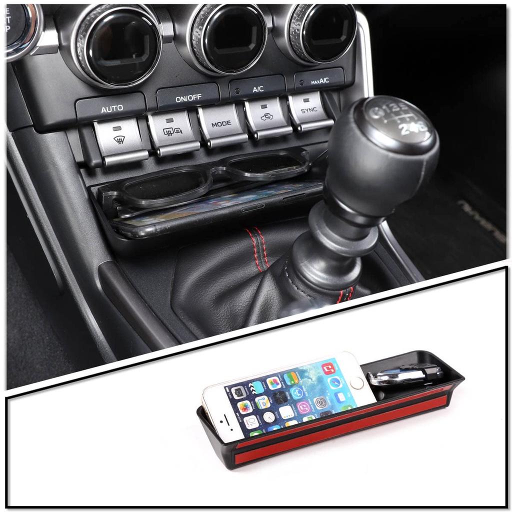 Sauicemy Gear Shift Storage Console Car Storage Gear Center Car Interior Small Item Compatible with Toyota 86 Subaru BRZ Box, Box, Box, Organizer,