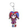For The Amazing Digital Circus Pomni Kinger Ragatha Gangle Acrylic Selfmade Cute Cartoon Anime Keychain Pendant Toy Gift 5cm