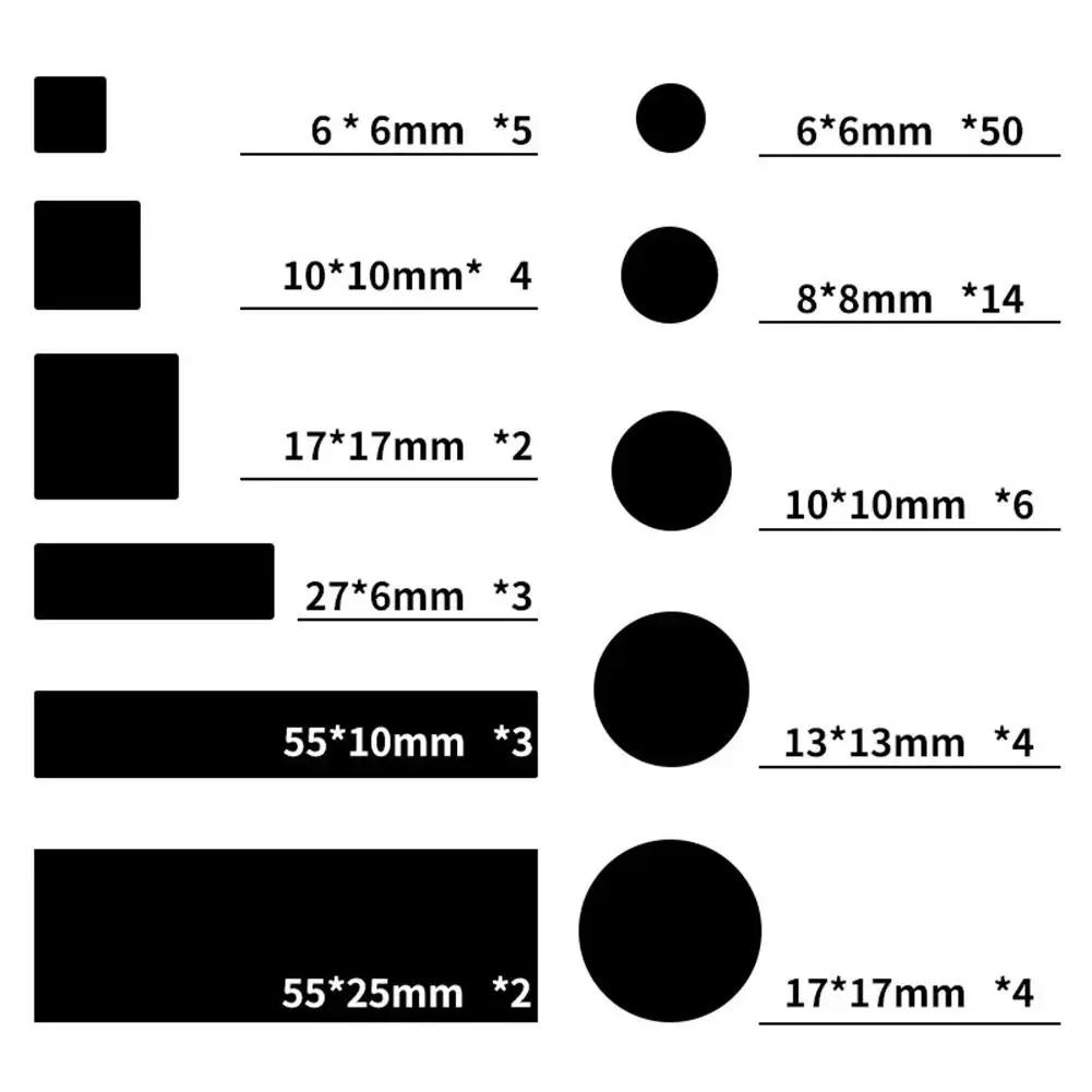 1 Sheet Light Dimming Stickers LED Cover Stickers For Electronic Devices Car Light Blocking Stickers 50%-80% Blackout Rate A