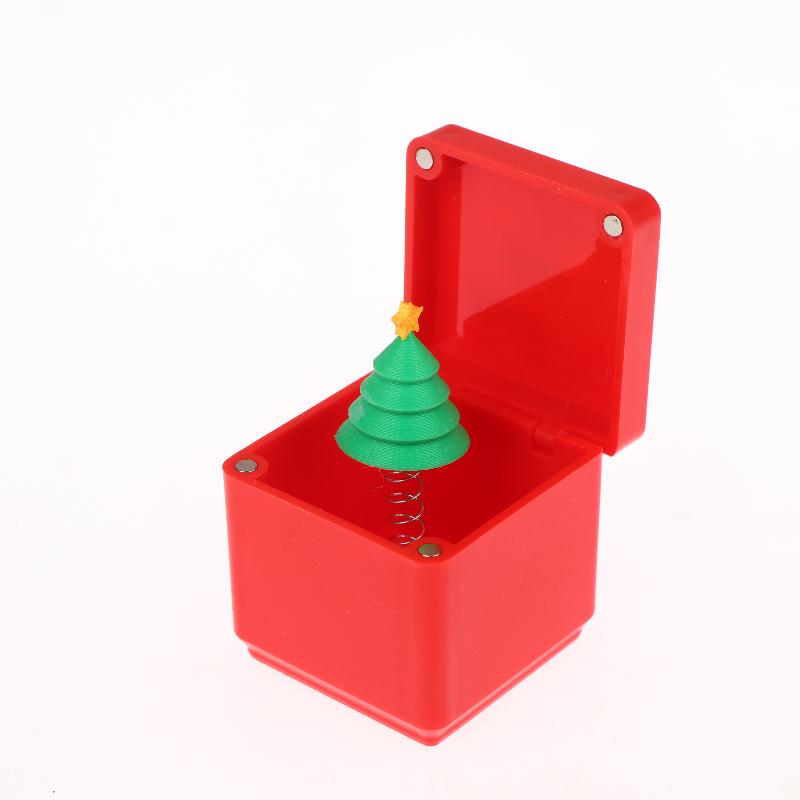 Christmas Surprise Box Prank Middle Finger Gift Box Prank Toys Creative Desk Pop Up Surprise Present Case Xmas Gifts