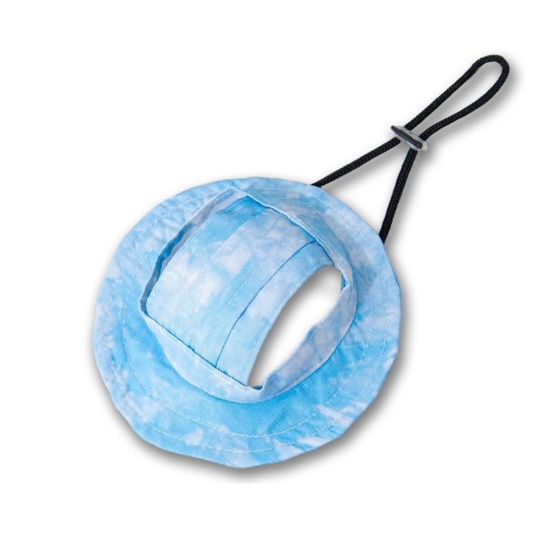Cappello da Sole Estivo per Gatti con Fori per le Orecchie - Carino Cappellino da Pescatore per Gattini Per Protezione UV Traspirante Cappellino da Sole da Esterno per Gatti