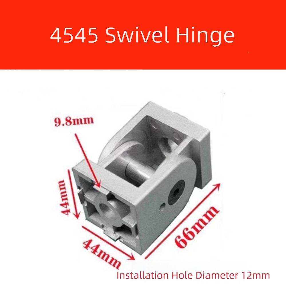Sliding Base Pivot Joint Connector Right Angle Connector  Industrial Aluminum Profile