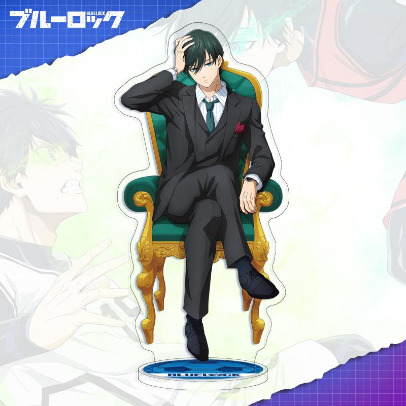 Standee Prigione Blu 16cm Fronte-Retro HD Anime Segno Acrilico Standing Standee