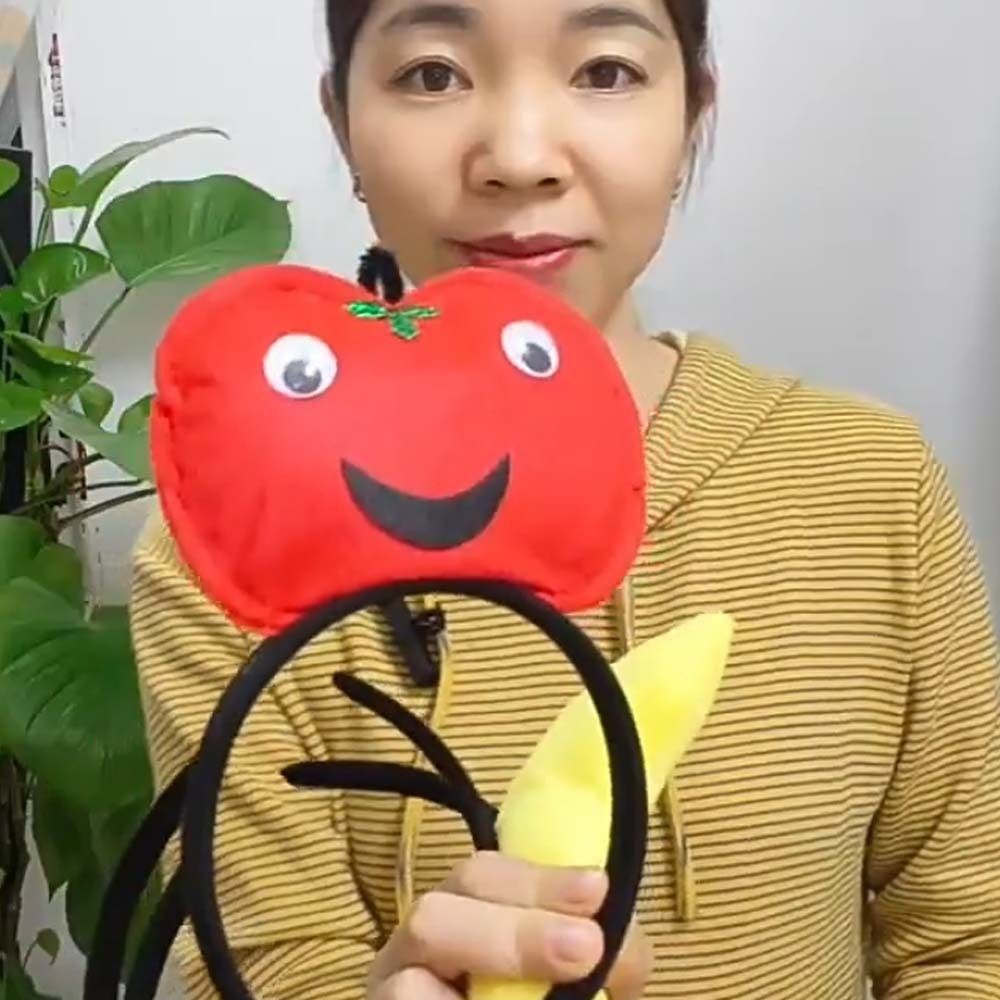 Funny Cartoon Fruit Hair Hoop Nutrition Month Celebration Performance Headwear  Cosplay