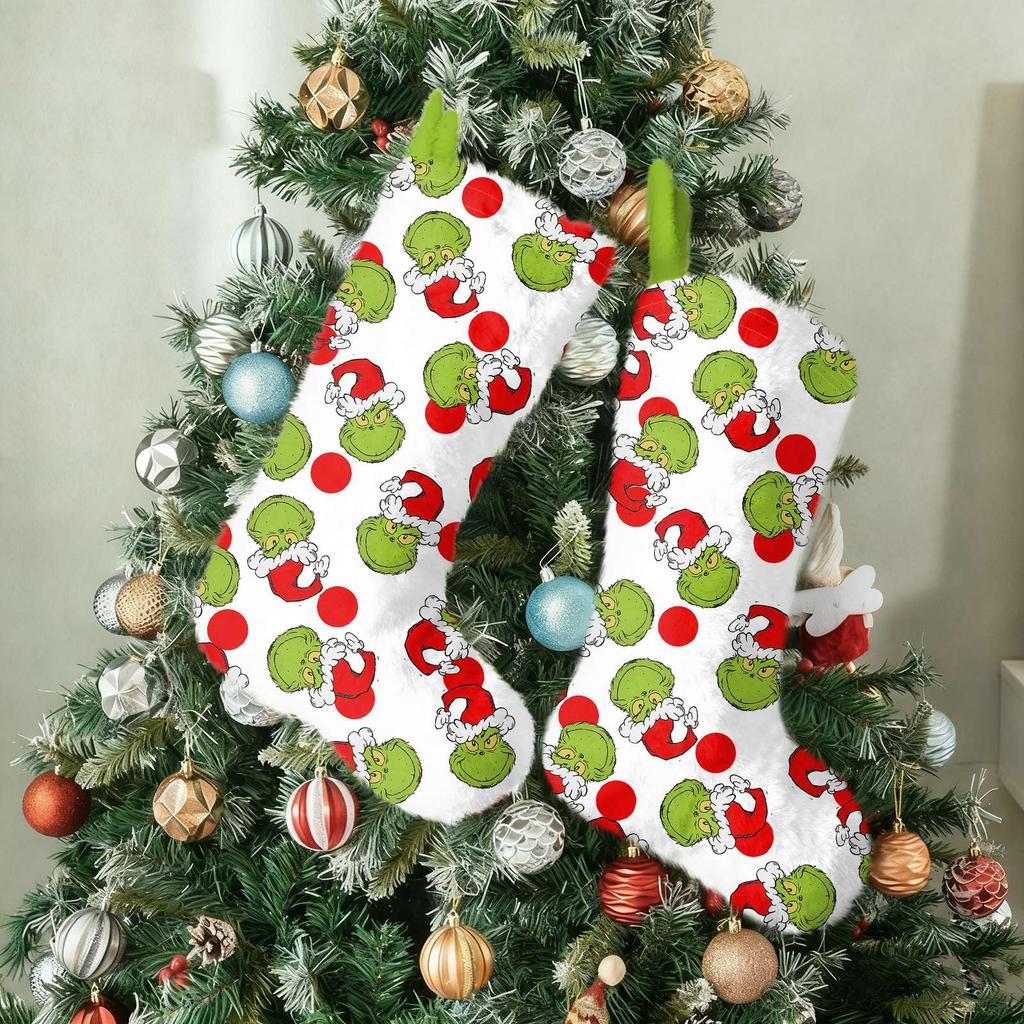 Vánoční punčochy ozdoby vánoční stromek dekorace přívěsky