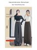 2026 Spring Women's Deep Gray High-Waisted Wide-Leg Drape Pants: Slimming, Versatile, Floor-Length Casual Style