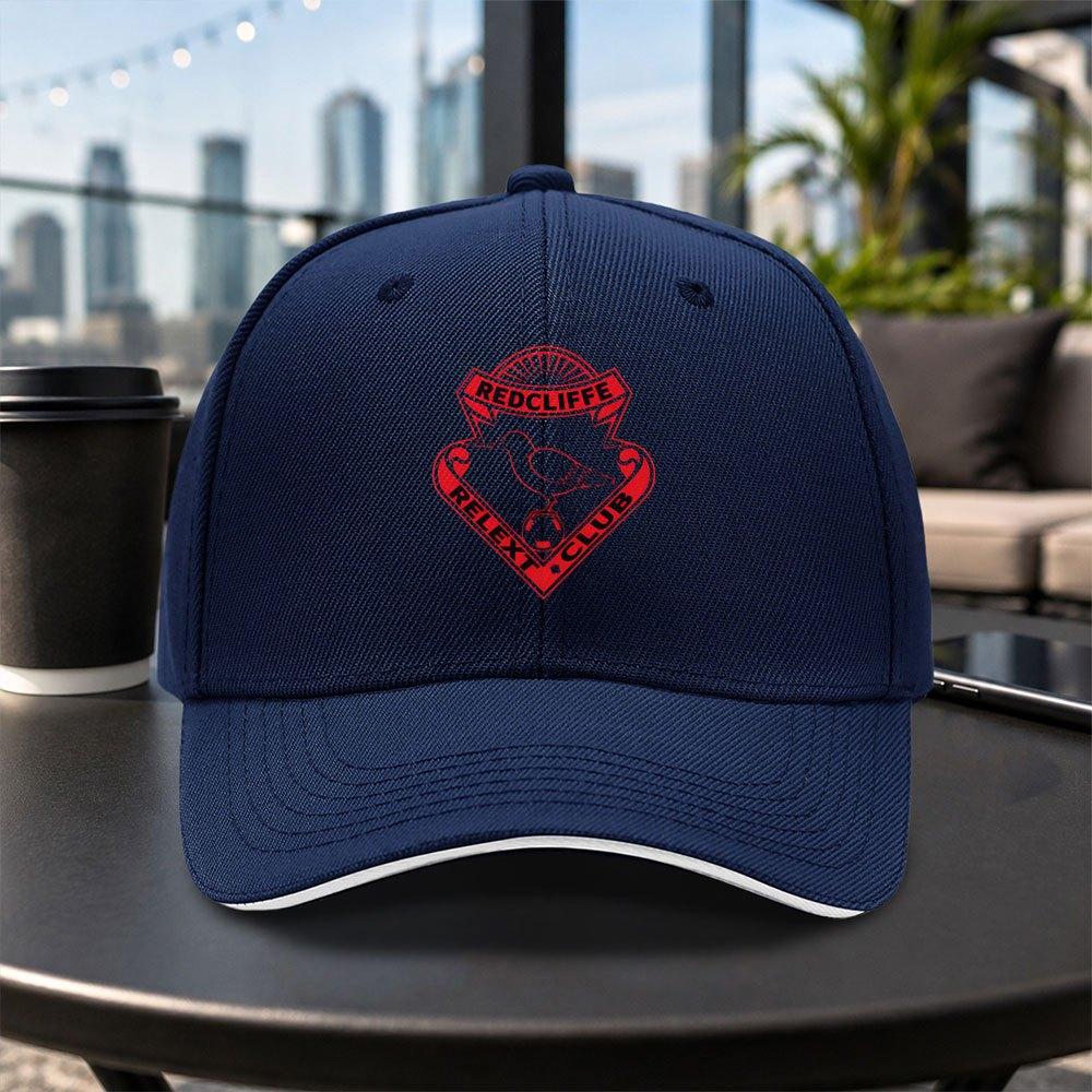 Redcliffe Club Sandwich Baseball Cap  Unisex Adjustable Duckbill Hat for Travel Parties Daily Wear