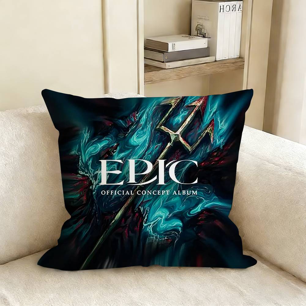 E-Epic The Musical Various Sizes Square Pillow Case For Car Home Bedchamber Decor