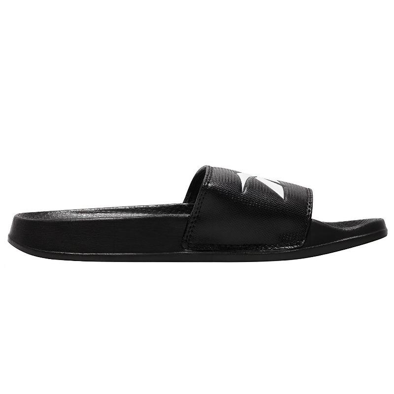 Reebok Classic Slide Slip On Sport Sandals Unisex Dark Black White CN0212