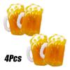 4-Pack Beer Mug Set, Beer Mug Balloons, Beer Mug Foil Balloons, Suitable for Oktoberfest, Themed Parties, Friend Gatherings Decoration Balloons