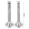 Wysokowydajny Zestaw Tubek do Nadziewania Ze Stali Nierdzewnej Zestaw 2 szt. Kompatybilny z Maszynkami do Mięsa Rozmiar 5