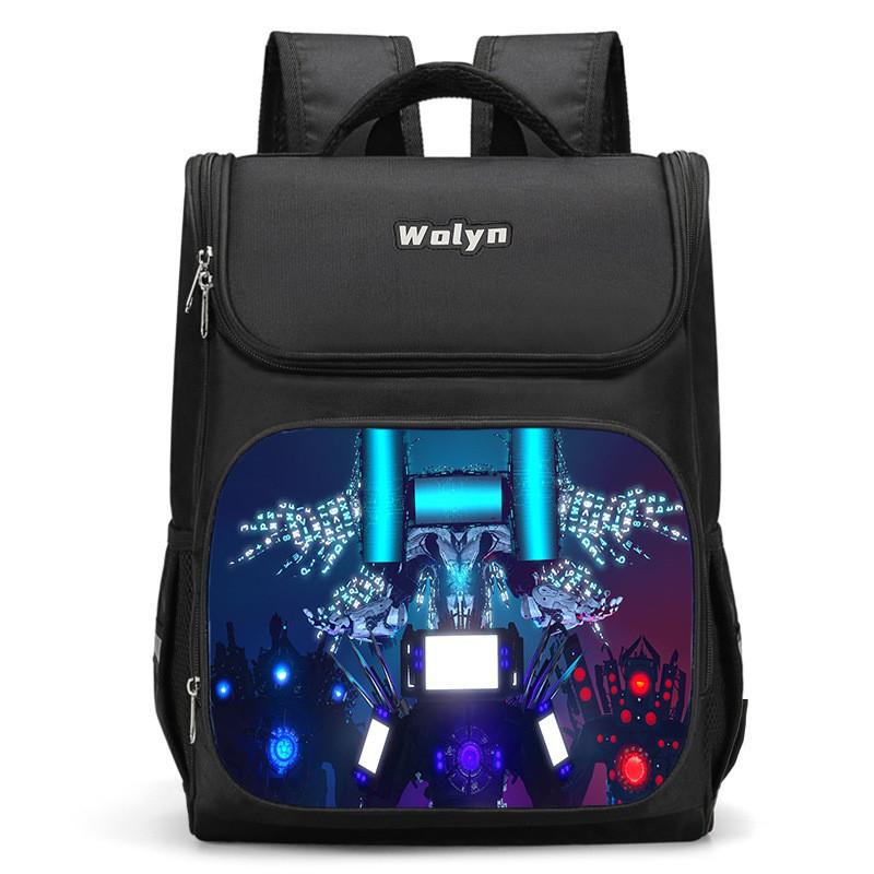 Spacious Oxford Cloth School Backpack 2024 Trendy Design For Kids And Preschoolers