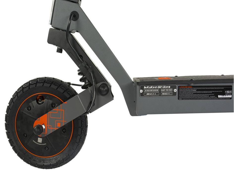 Monopattino Elettrico KuKirin G2 Ultra Doppio 800W, Batteria 48V 18Ah, Autonomia 55km, Pneumatici 10", Doppia Sospensione - Monopattino Elettrico ad Alte Prestazioni