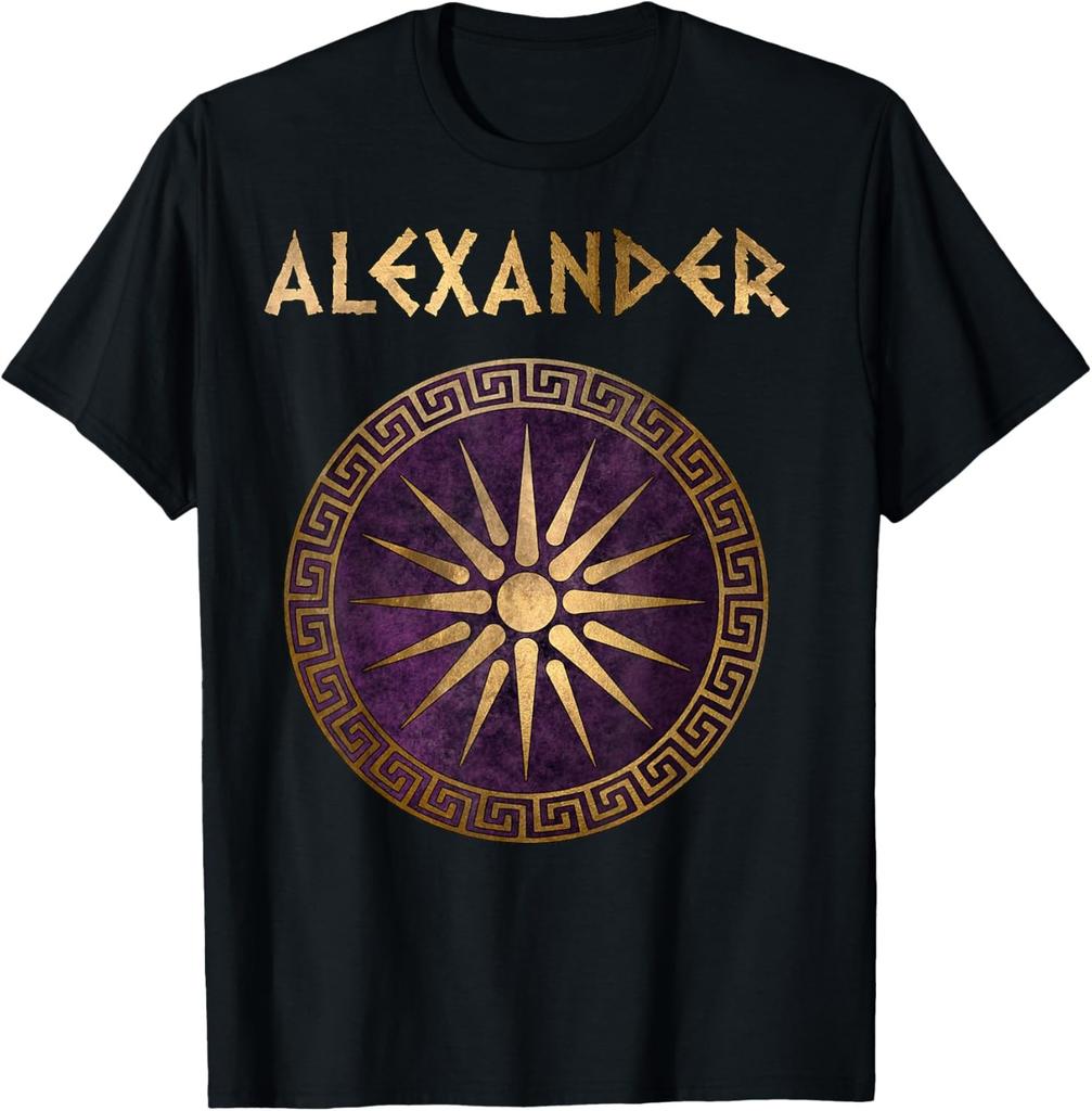 Alexander the Great Ancient Macedon Shield Symbol T-Shirt