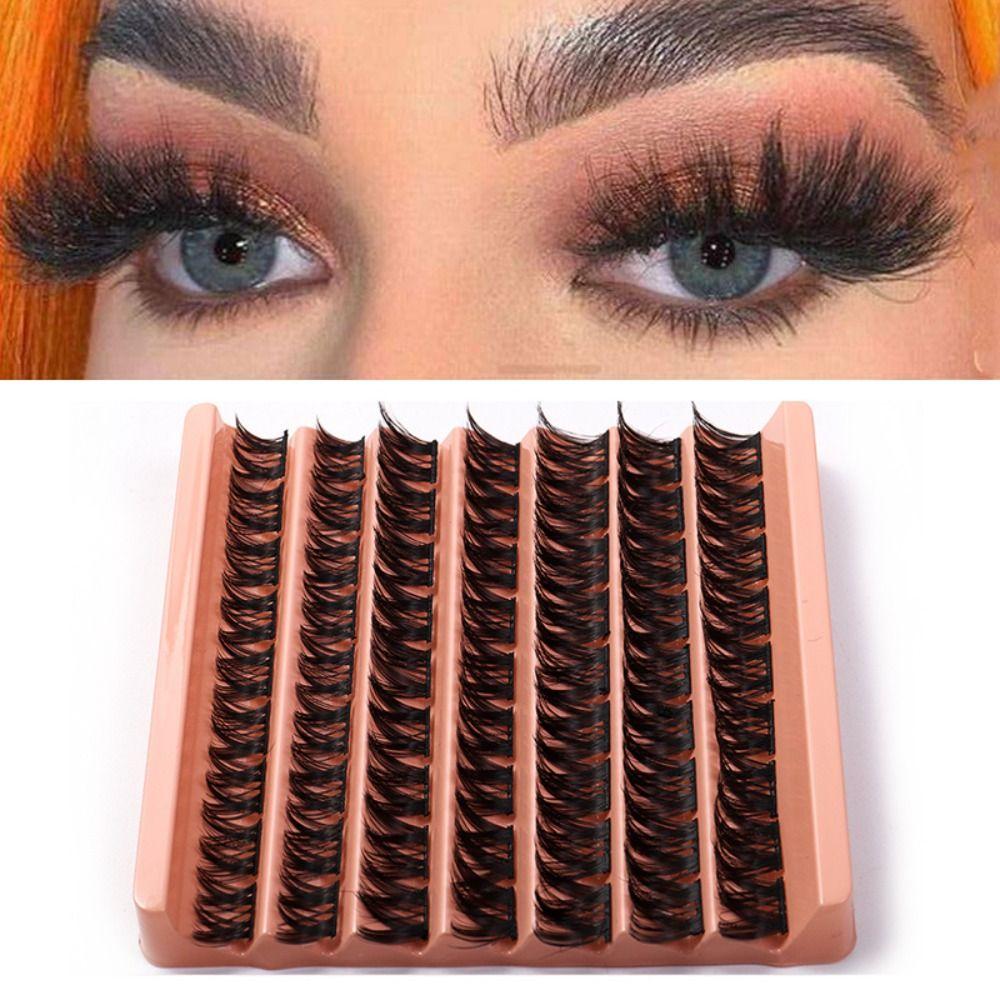 63 Cluster/Box Wimpernverlängerung Flauschige Überkreuzte Falsche Wimpern Weiche Faux-Mink-Wimpern Grafting-Wimpern