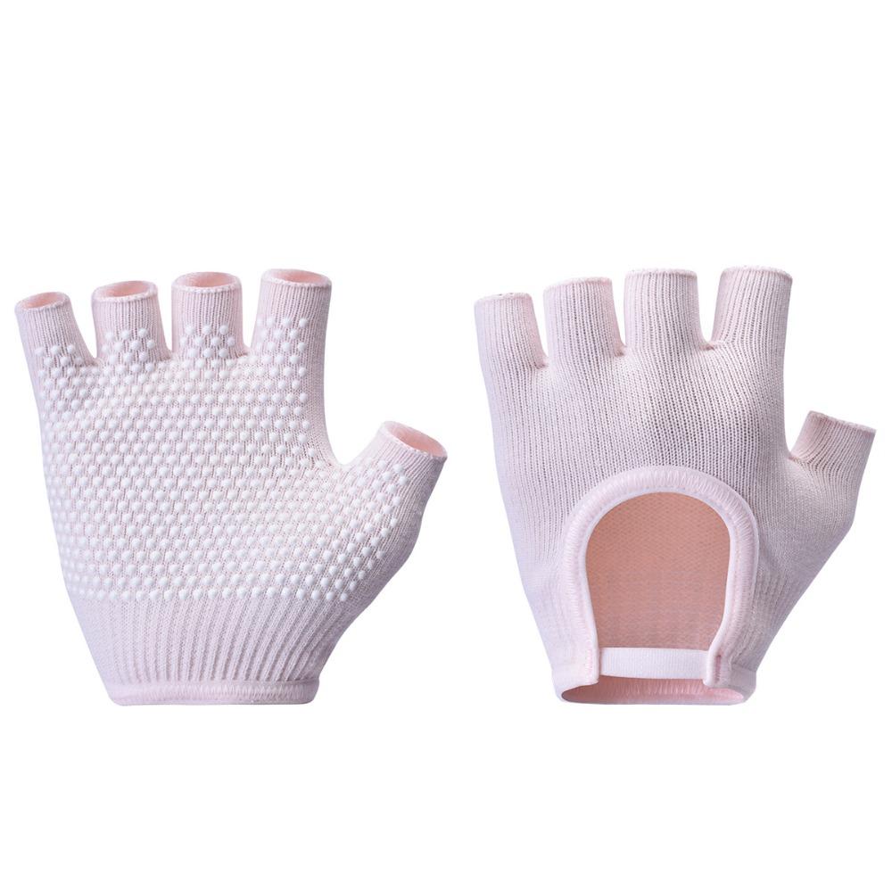 Warm Pilates Gloves Multicolor Gym Fitness Gloves Bicycle Mittens Half Finger Yoga Gloves  Outdoor