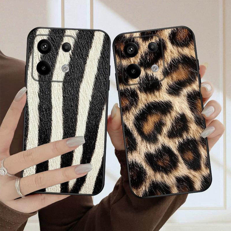 Tiger Skin Pattern For Redmi Note 10 11 Note12S 12 13 14 Pro Plus 5G 14S 4G 13ProPlus 9S 9 P ro 13C 14C silicone soft phone case