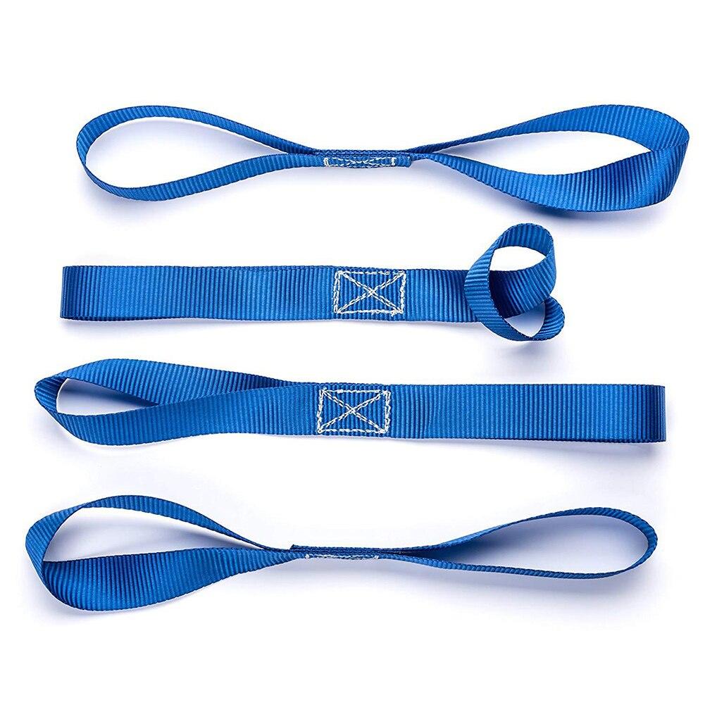 4Pcs Motorcycle Tie Down Luggage Bandage Soft Straps Towing Ropes for Car Motorbike Hauling Belt