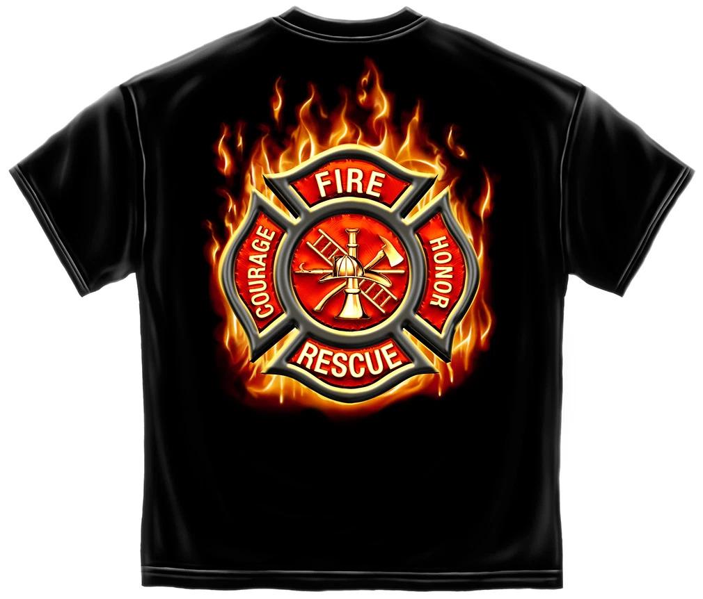 FLAMING MATESE - FIREFIGHTER - T-Shirt XL