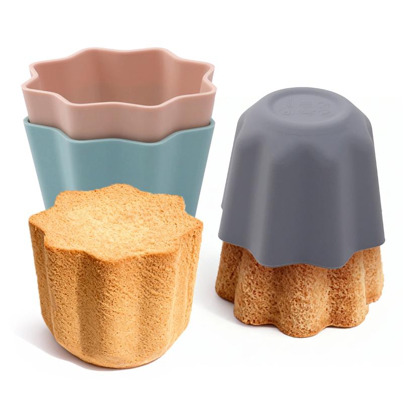 Stampo Ottagonale in Silicone per Alimenti Antiaderente Strumenti da Forno per Mousse, Budino, Pasticceria e Preparazione di Dolci