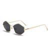 European and American new metal multilateral rhombus sunglasses women's high-end fashion sunglasses sun protection hip-hop glasses men