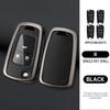 Zinc Alloy Genuine Leather Auto Key Fob Case Cover Fit For Chevrolet Tahoe Suburban Fit For Gmc Yukon Fit For Buick Envision S Plus Avenir -