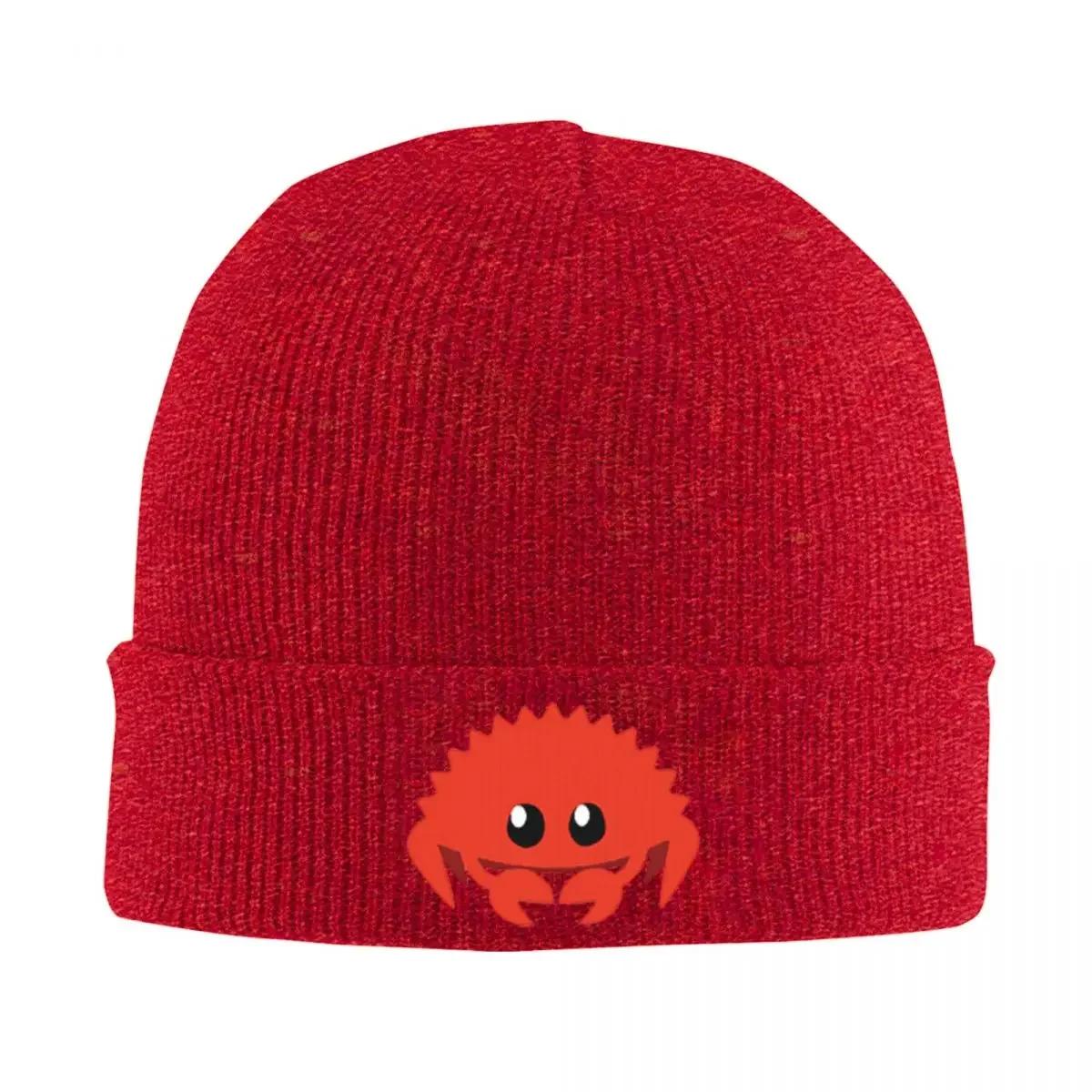 

Rustlang Rust Programming Language Warm Knitted Cap Fashion Bonnet Hat Autumn Winter Outdoor Beanies Hats for Unisex Women Adult One Size