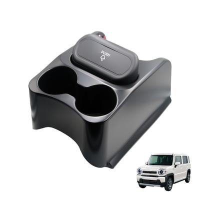 Oattun Console Box for Suzuki Hustler Includes Drink Holder and Trash Compatible with Hustler MR02 and Accessories MR52S/MR92S, Can, Series,