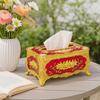 European Style Tissue Box Holder Light Luxury Tissue Dispenser Napkin Holder  Restaurants
