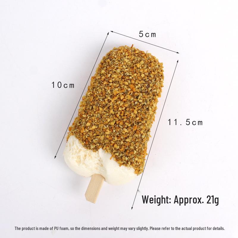 PU Simulation Rainbow Candy Popsicle Magnet - Decorative Ice Cream Cabinet Ornament Magnet Included