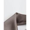Kaslead New Arrival Women's Clothing Fashion Style Silk Satin Texture Hanging Collar Tops 8432331
