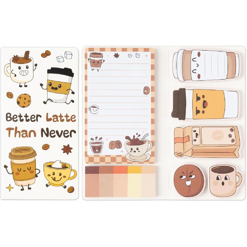 B1ykin Cute Sticky Notes Set - A Good Day to Teach Tiny Humans Self-Stick Notes Pad, 550 Sheets Writing Memo Pages Sticky Notepad for Teacher