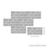 6pcs Self-Adhesive Tile Stickers PVC Self-Adhesive Wallpaper Decorative Wall Stickers  Kitchen