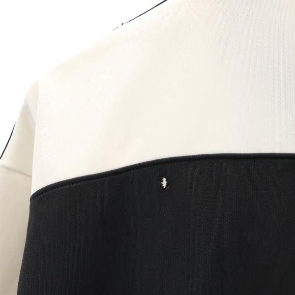 Adidas 80s Vintage Descente Track Jacket L White X Black Jersey Men's Used