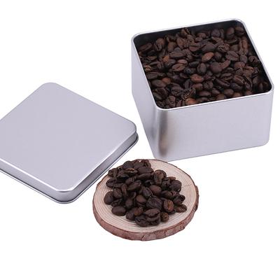Small Metal Tin Silver Storage Box Case Organizer For Money Coin Candy Key Rectangular Jewelry Cosmetic Organizer