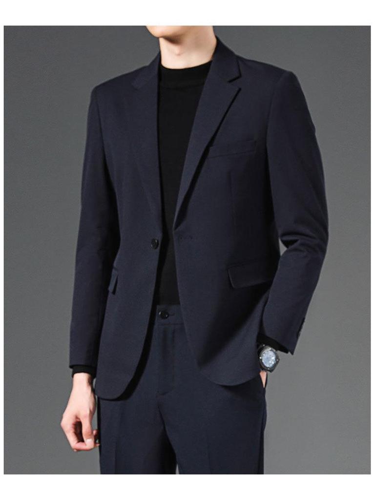 Romon Men's Two-Piece Blazer Jacket Suit: Business, Formal, Casual, Wedding Attire 2025.