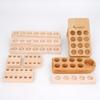 Wooden Multi-Specification Essential Oil and Nail Polish Display Shelf