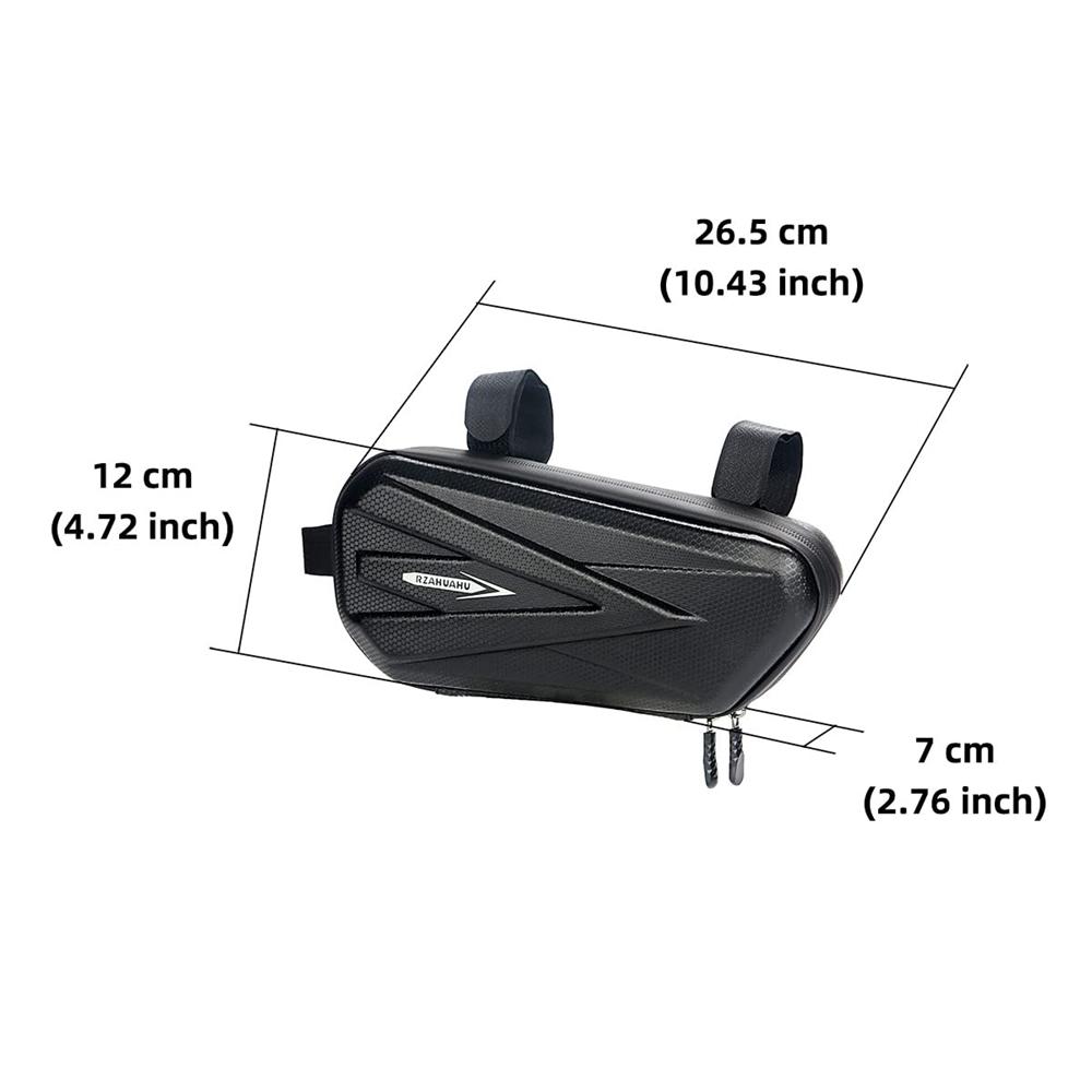 2Pcs Motorcycle Side Saddle Bags Tool Storage Bag Hard Shell Waterproof Tail Bag