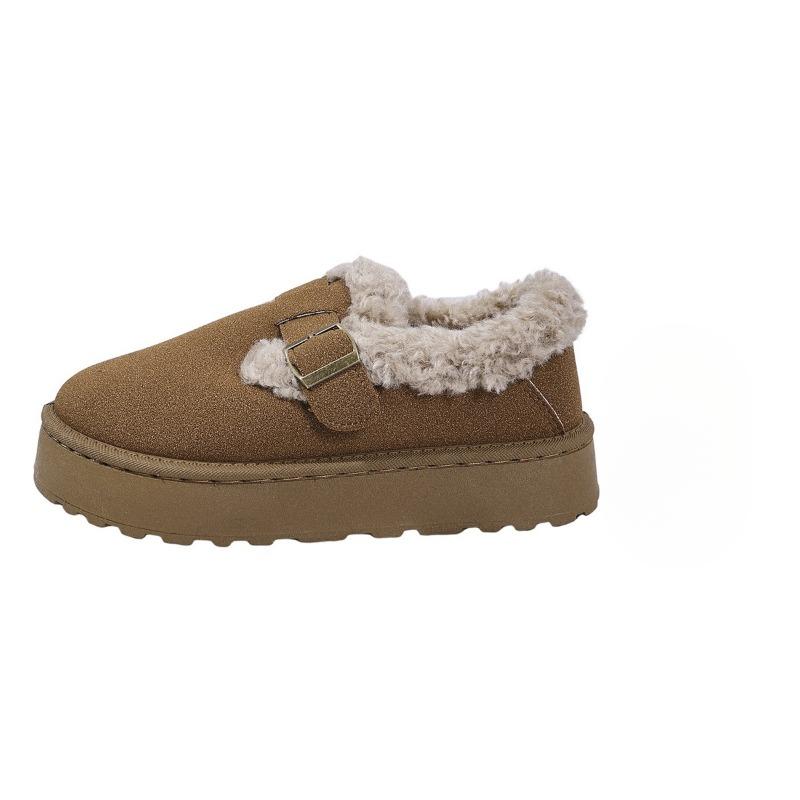 New Women's Shoes Snow Boots Thickened and Warm Thick-soled Cotton Shoes