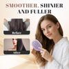 Peel Brush - Peel Hair Brush, Self Cleaning Hair Brush With Peel Off Liner, Detangler Brush for Wet and Dry Hair, Free Detangling for All Hair Types,