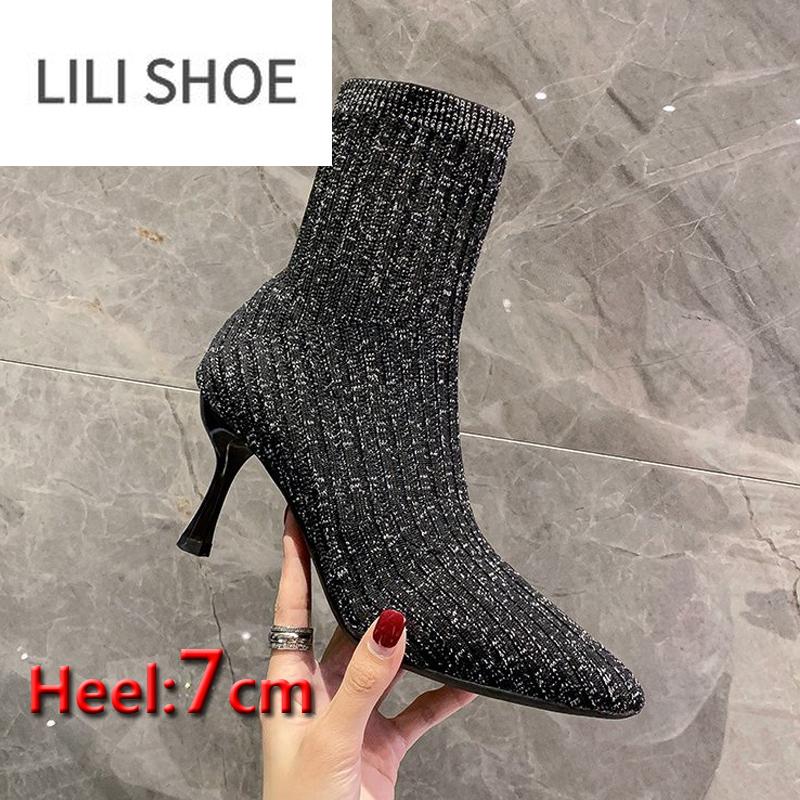 gray pointed toe heels