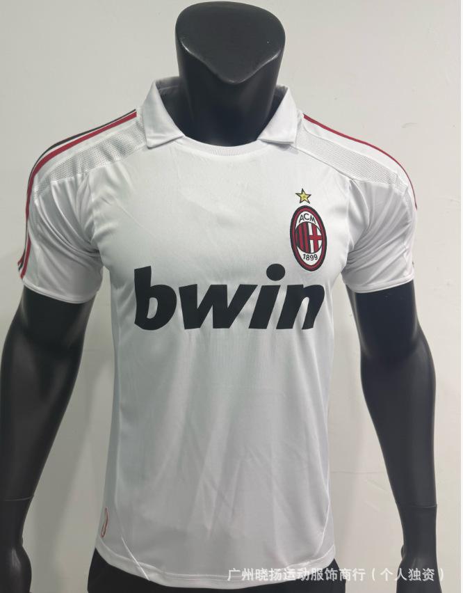 Vintage football jersey Manchester United Arsenal Chelsea Real Madrid short-sleeved jersey