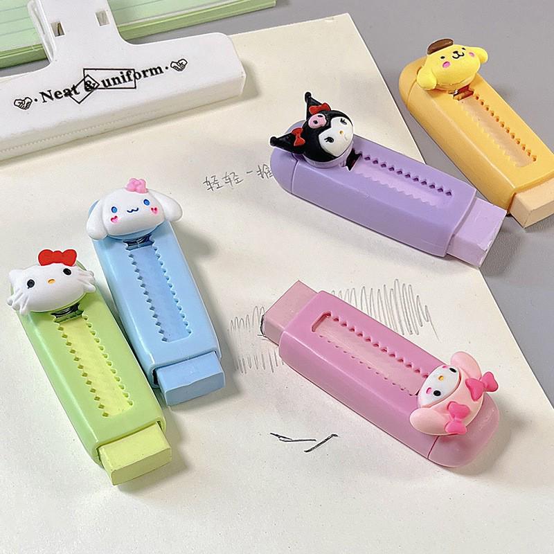 Little Keke Retractable Eraser - No Crumbs, Super Clean for Students