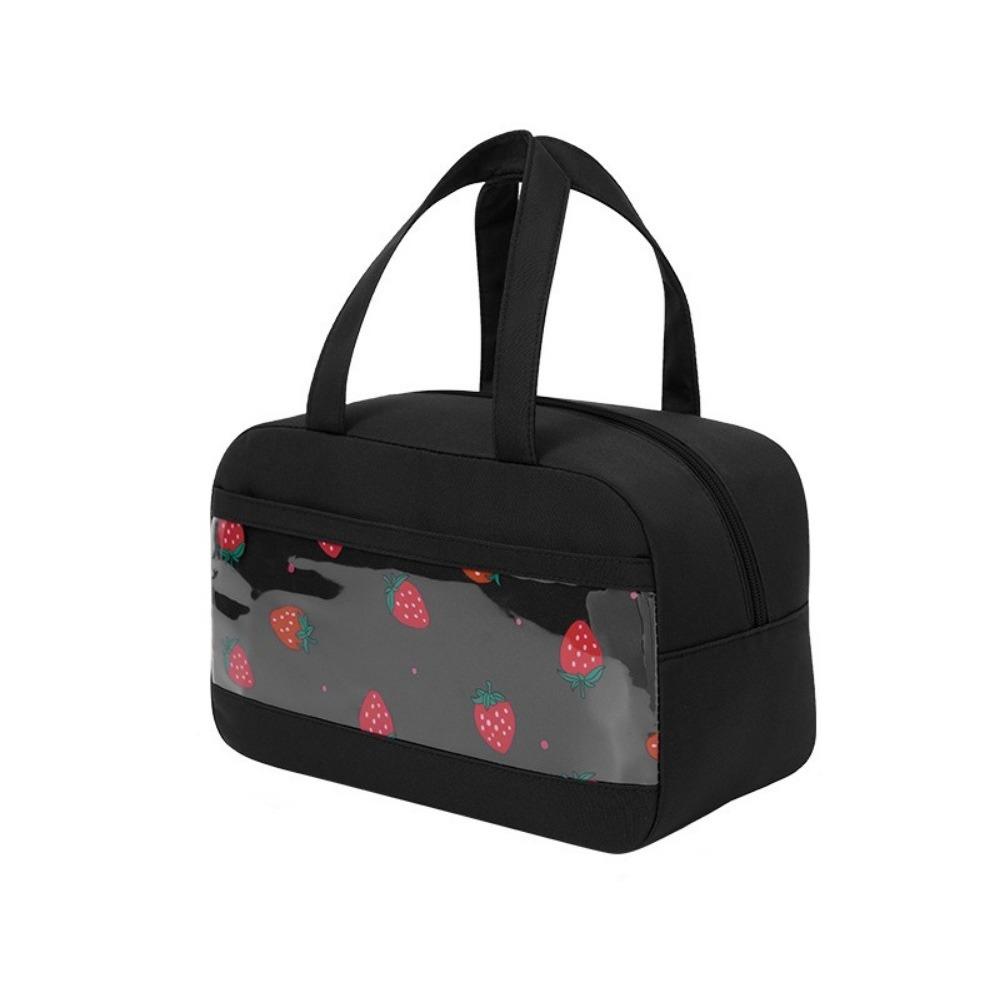 Aluminium Foil Fruit Printed Lunch Bag Leak-Proof Food Storage Pouch Insulated Cooler Bag  School